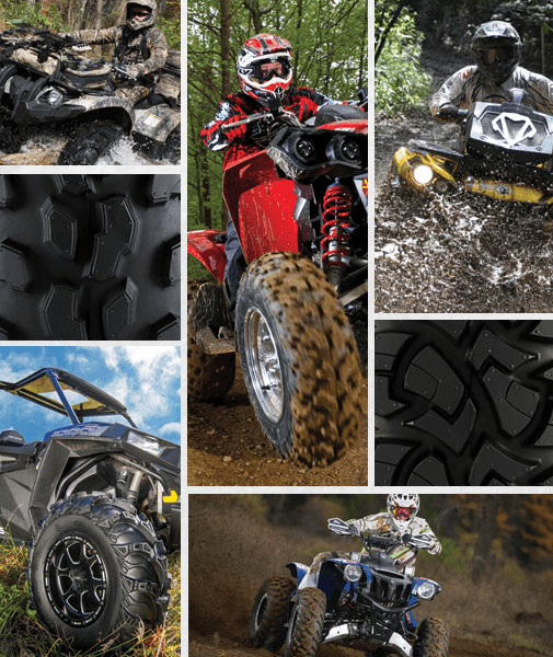 All Terrain Tires - smooth riding, superb traction and rugged