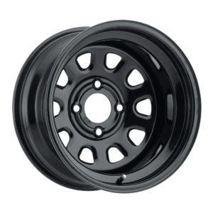 Delta Steel Wheel Black 14X7 4/110 2+5 1425544014B Rear I.T.P. ITP 