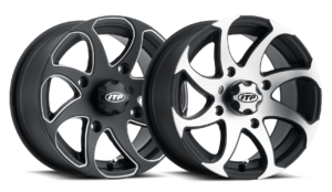 ITP Twister® Wheel Black and Machined Finishes