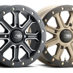 Inertia Matte Black with Milled Spokes and Bronze Wheels